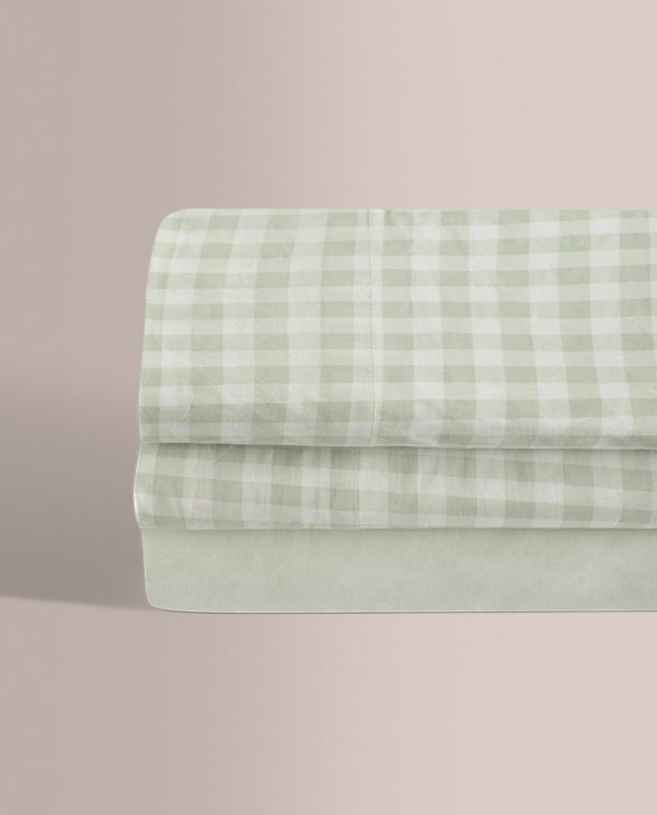 Don algodon Sábana Encimera Elia Verde Don Algodón