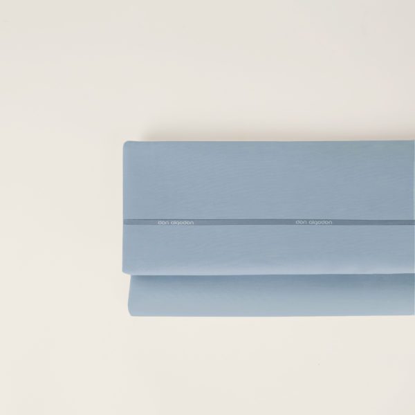 Don algodon Sábana Encimera Percal 180 Hilos Cielo