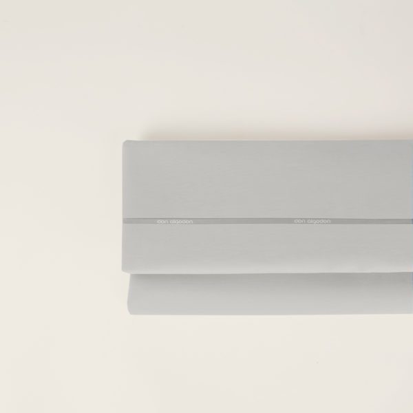 Don algodon Sábana Encimera Percal 180 Hilos Gris