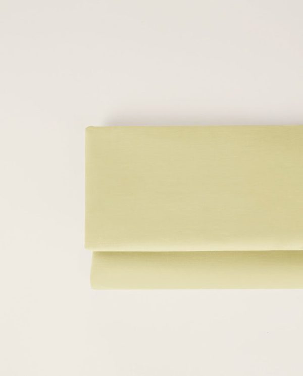 Don algodon Sábana Encimera Percal 180 Hilos Limón