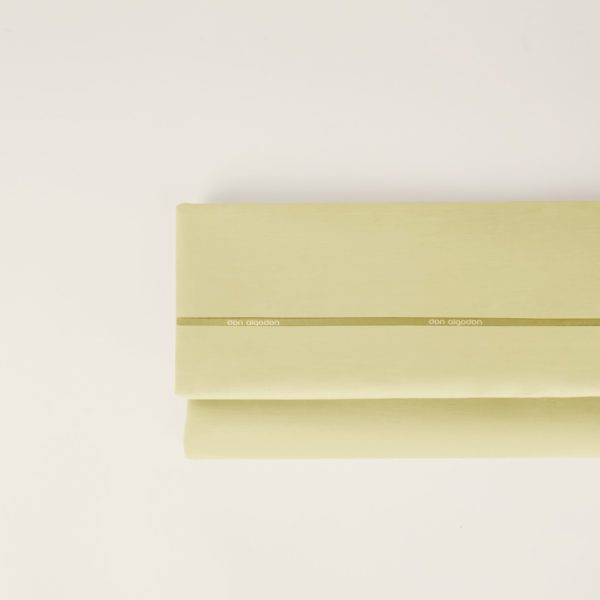 Don algodon Sábana Encimera Percal 180 Hilos Limón