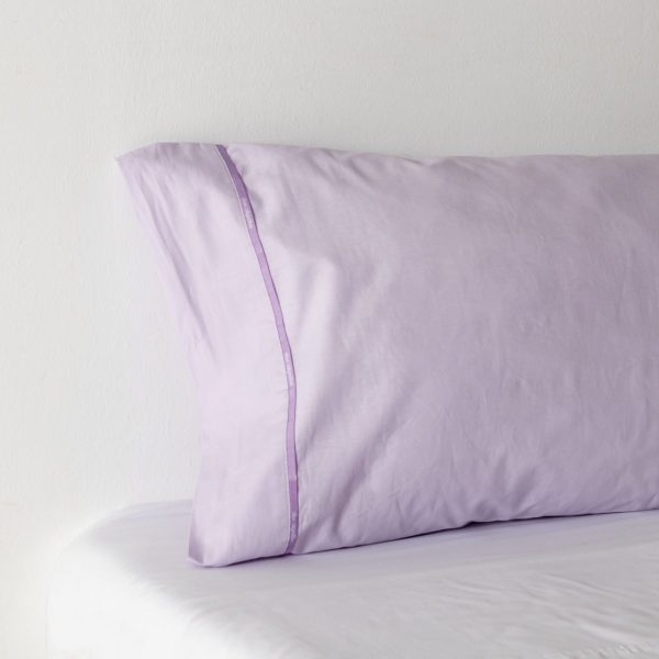 Don Algodon Funda Almohada Percal 180 Hilos Lavanda