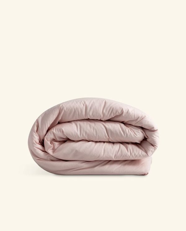 Don algodon Funda Nórdica Percal 180 Hilos Rosa Palo