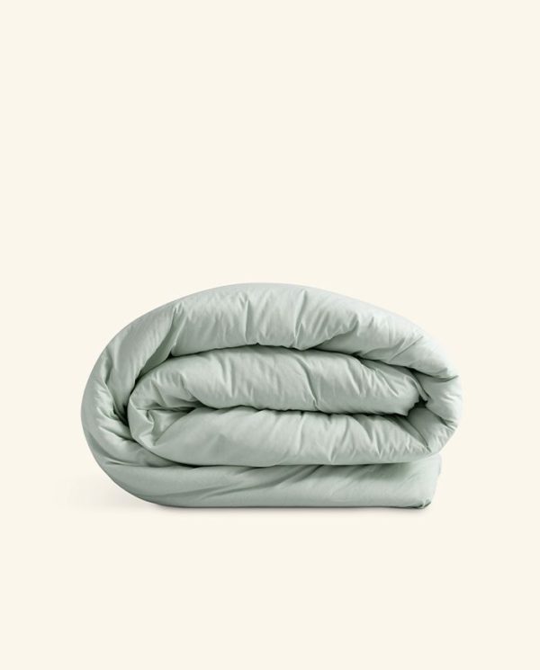 Don algodon Funda Nórdica Percal 180 Hilos Verde Mar