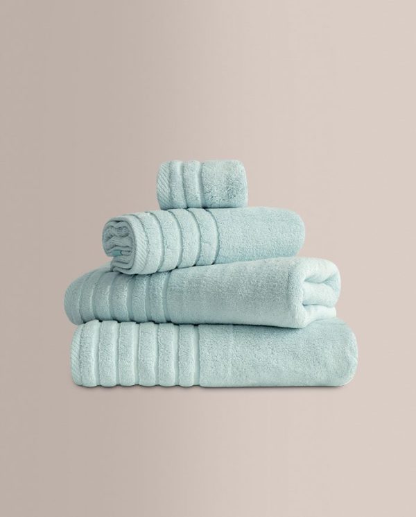 Don algodon Juego de Toallas Zero Twist Aguamarina (600Gr)- Set Baño