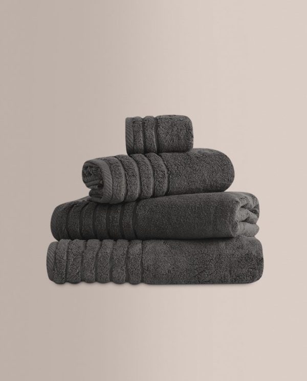 Don algodon Juego de Toallas Zero Twist Gris (600Gr)- Set Baño