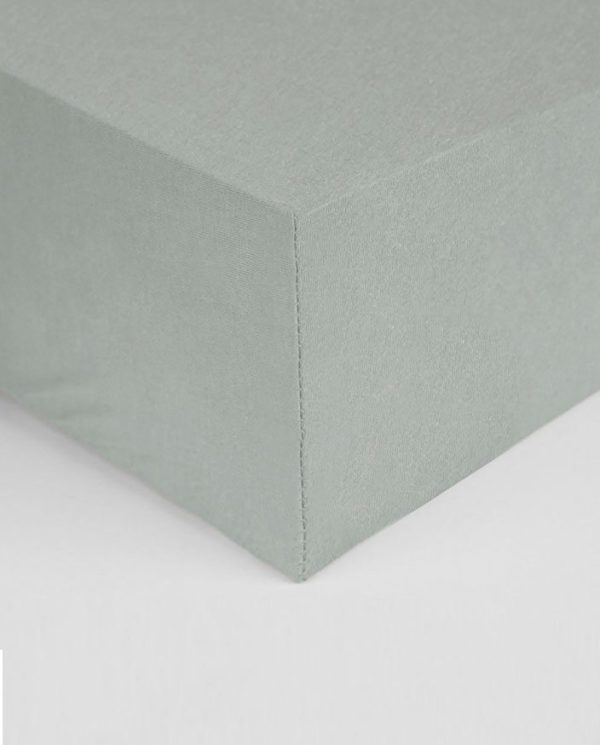 Don algodon Sábana Bajera Percal 180 Hilos Verde Mar