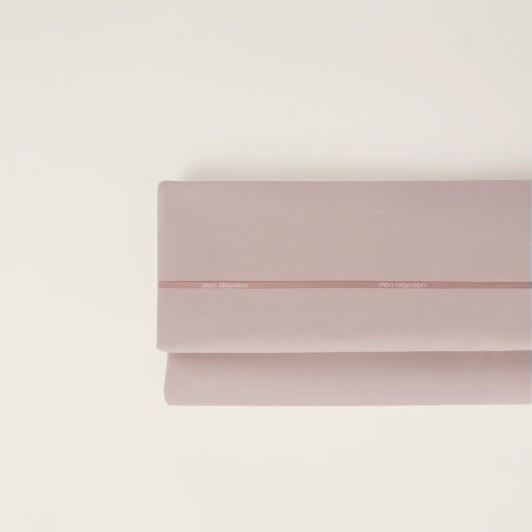 Don algodon Sábana Encimera Percal 180 Hilos Rosa Palo