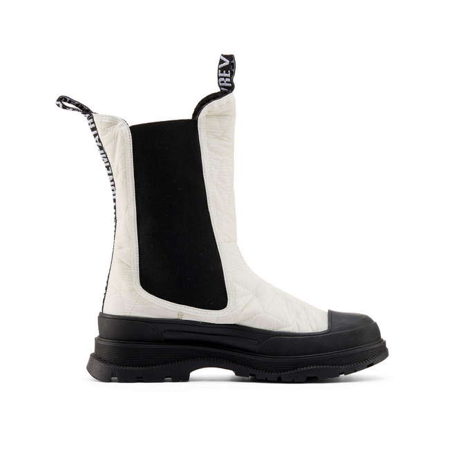 Duuo Botas Chelsea Blancas Con Plataforma Mujer