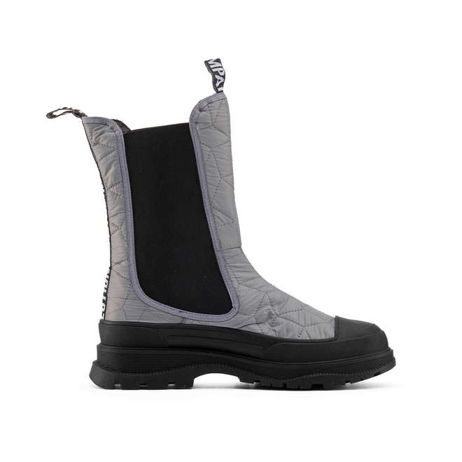 Duuo Botas Chelsea Grises Con Plataforma Mujer