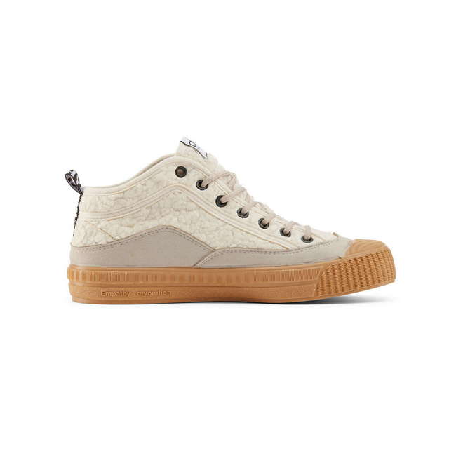 Duuo Zapatillas Beige Borreguito Mujer