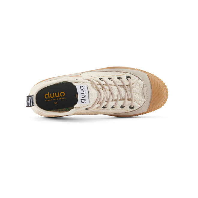 Duuo Zapatillas Beige Borreguito Mujer