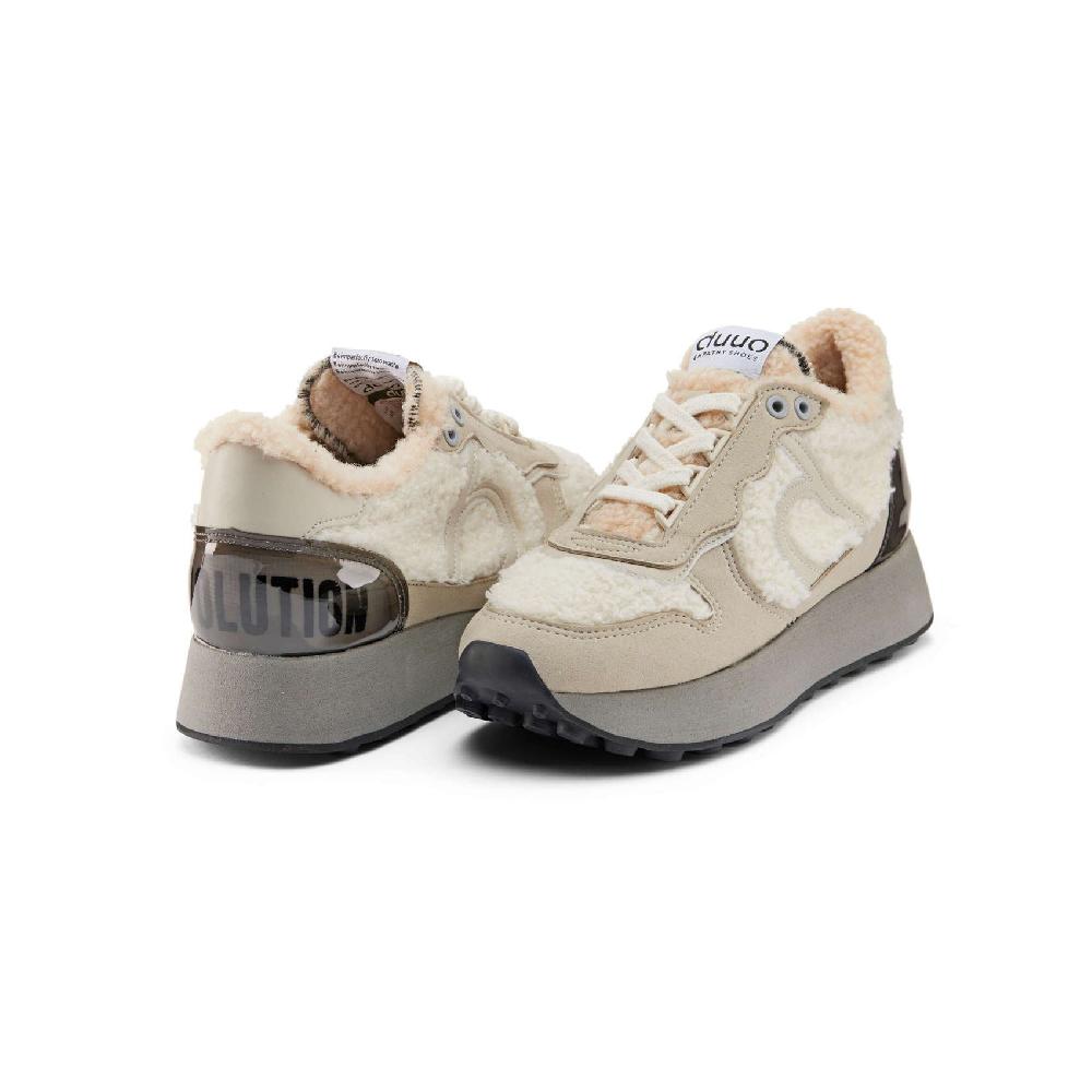 Duuo Zapatillas beige retro running mujer