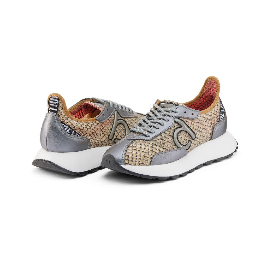 Duuo Zapatillas casual rosa degradado mujer