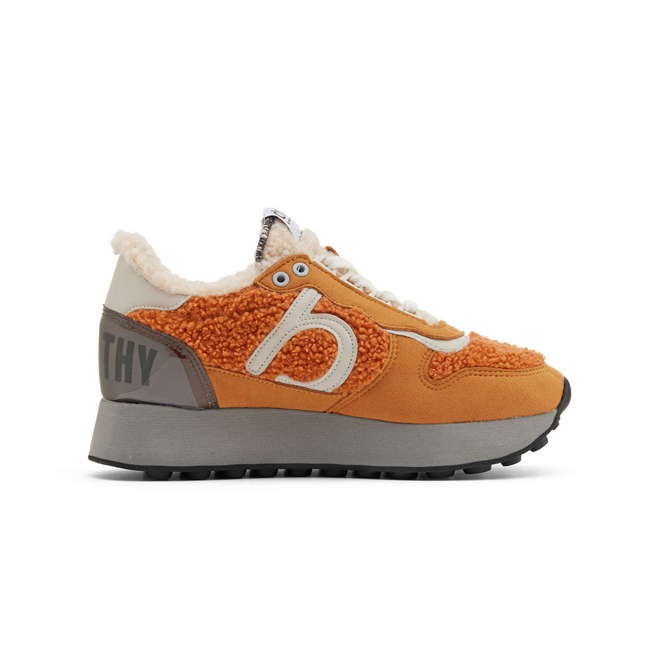 Duuo Zapatillas Naranjas Retro Running Mujer