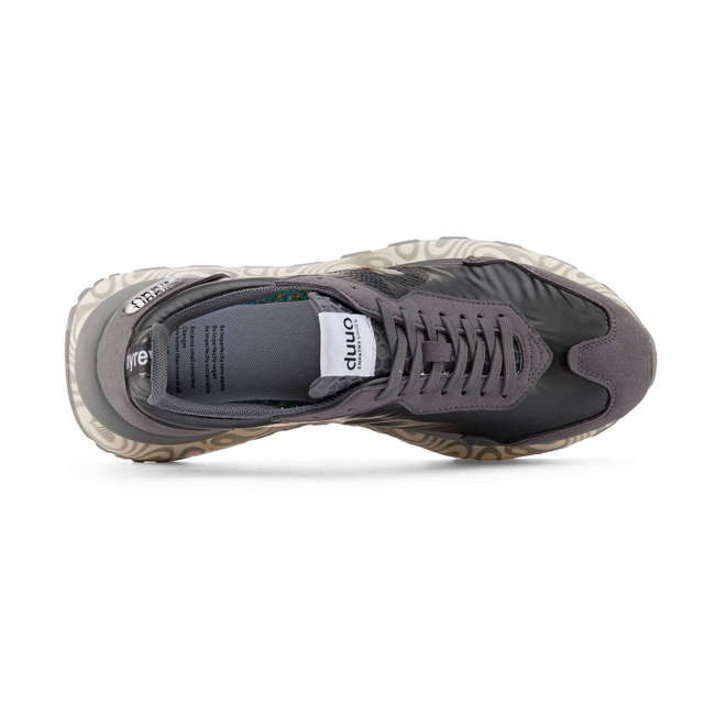 Duuo Zapatillas Urbanas Negras Metalizadas