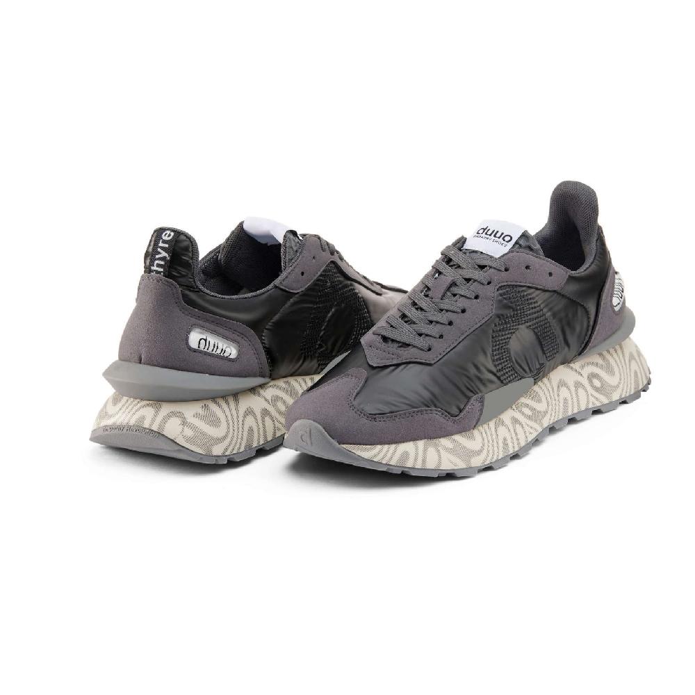 Duuo Zapatillas urbanas negras metalizadas