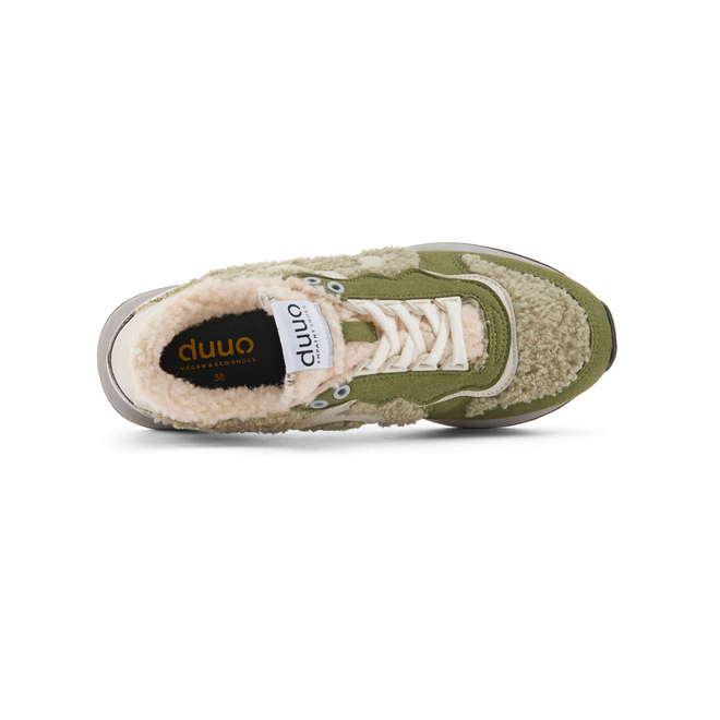 Duuo Zapatillas Verdes Retro Running Mujer