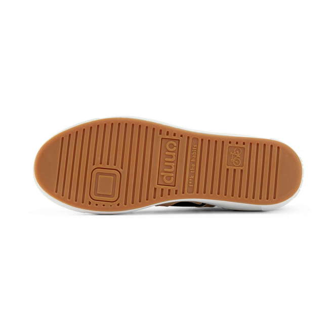 Duuo Zapatillas Azules Causal Con Detalles Beige Y Verde