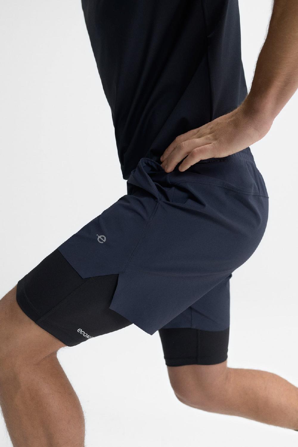 Ecoalf ATHENS PERFORMANCE SHORTS DEEP NAVY