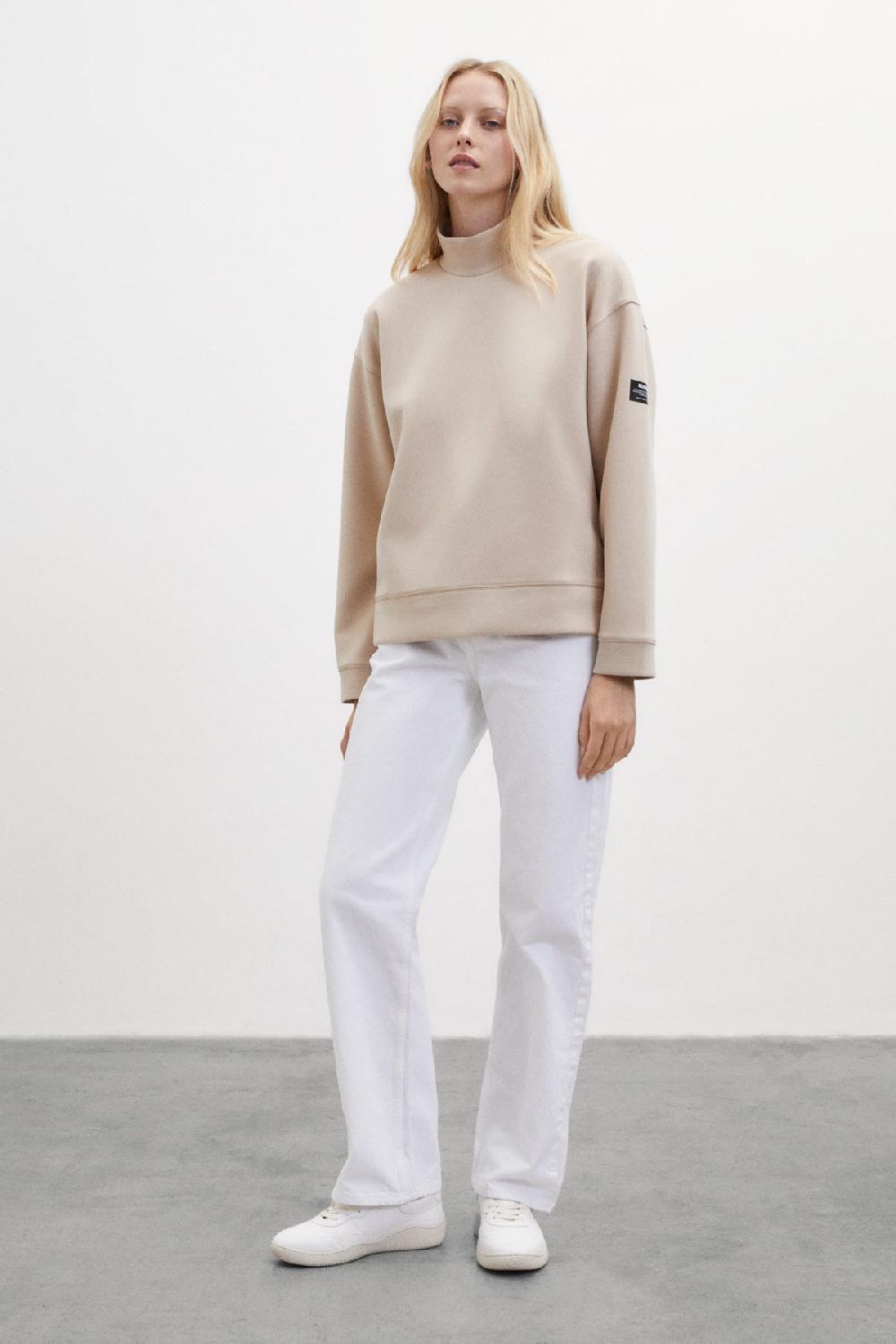 Ecoalf BEIGE ATENAS SWEATSHIRT