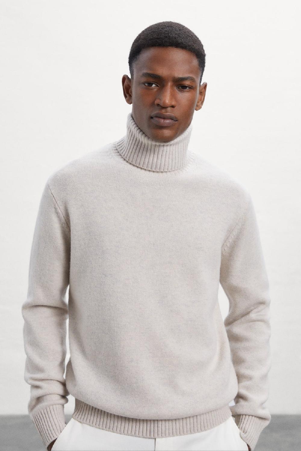 Ecoalf BEIGE BRUNA KNITTED JUMPER