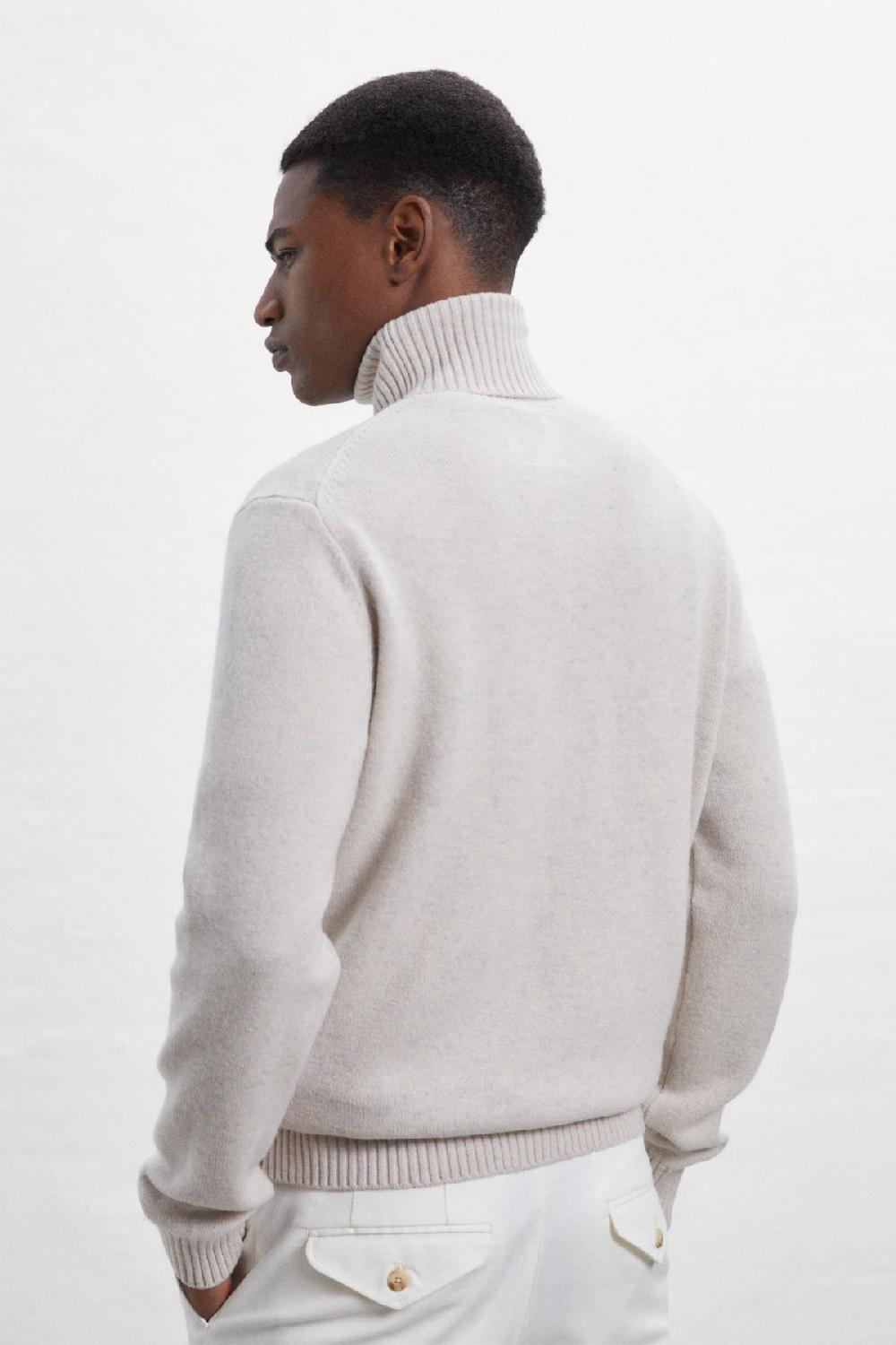 Ecoalf BEIGE BRUNA KNITTED JUMPER