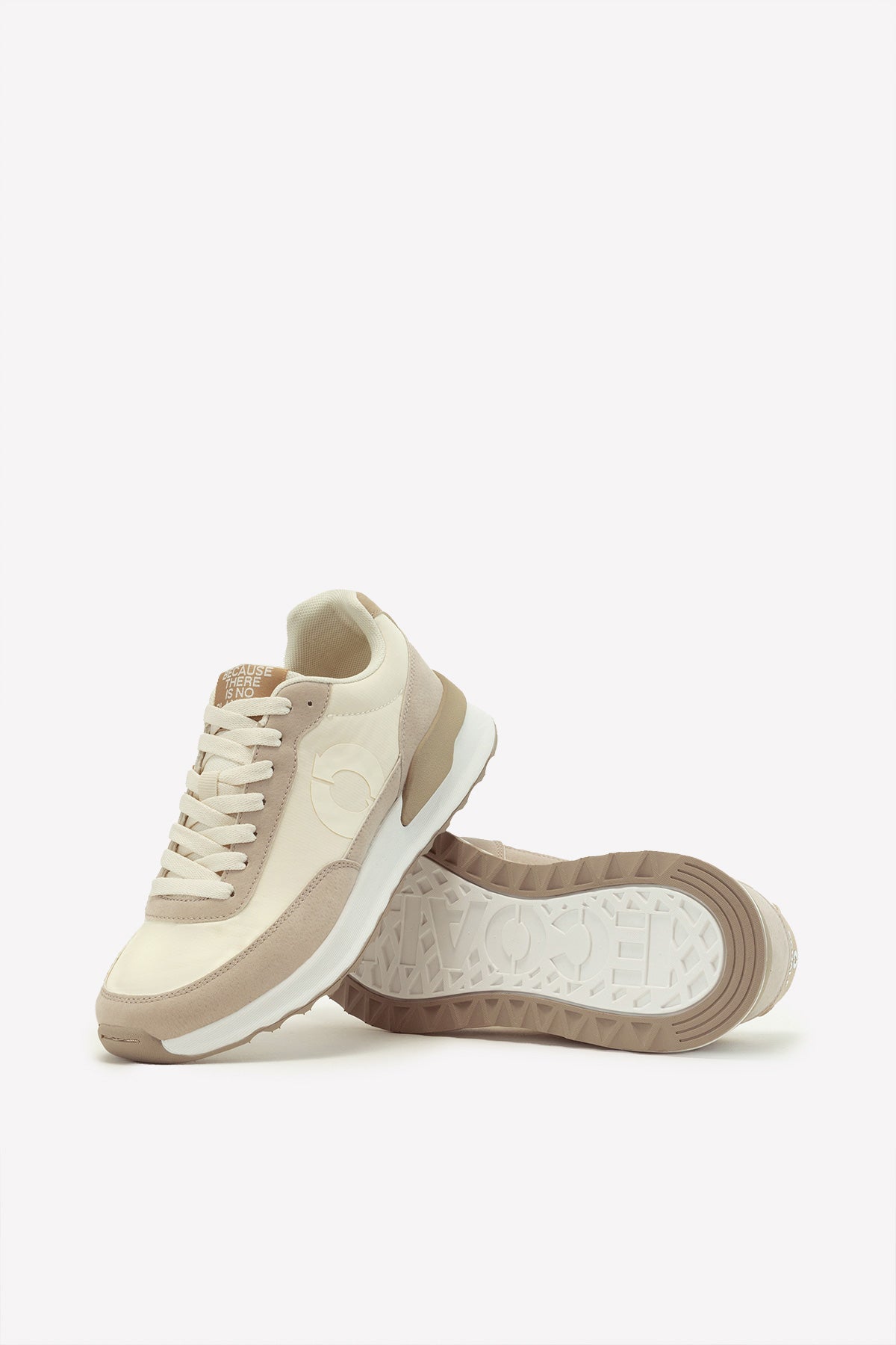 Ecoalf BEIGE CONDE TRAINERS