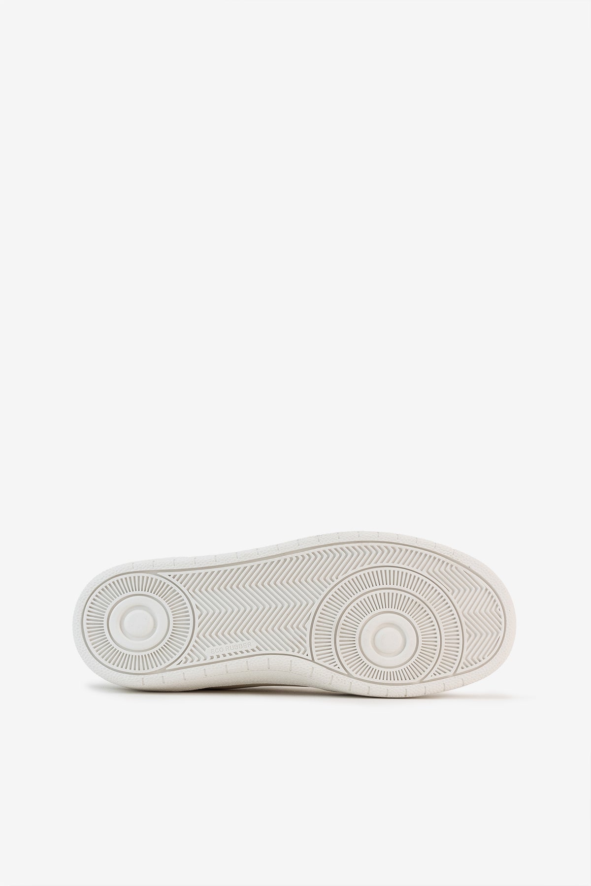 Ecoalf BEIGE DEIA VEGAN LEATHER TRAINERS