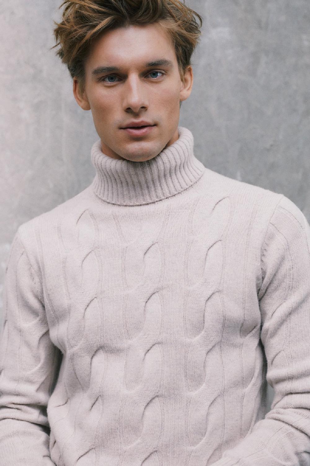 Ecoalf BEIGE NEW BRUNA KNITTED JUMPER