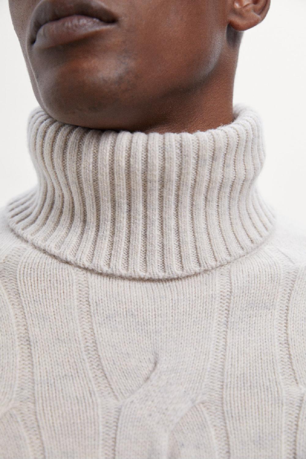 Ecoalf BEIGE NEW BRUNA KNITTED JUMPER