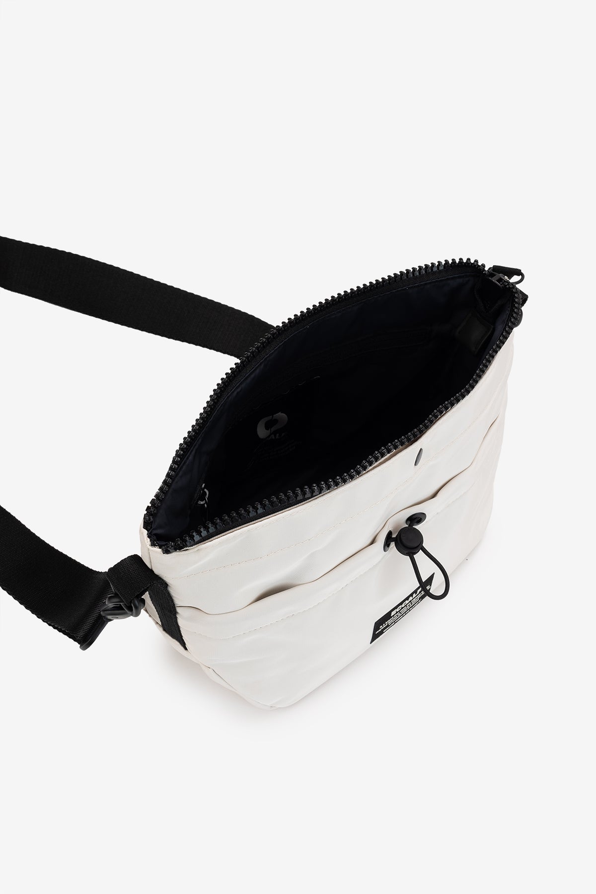 Ecoalf BEIGE PEPITA SHOULDER BAG