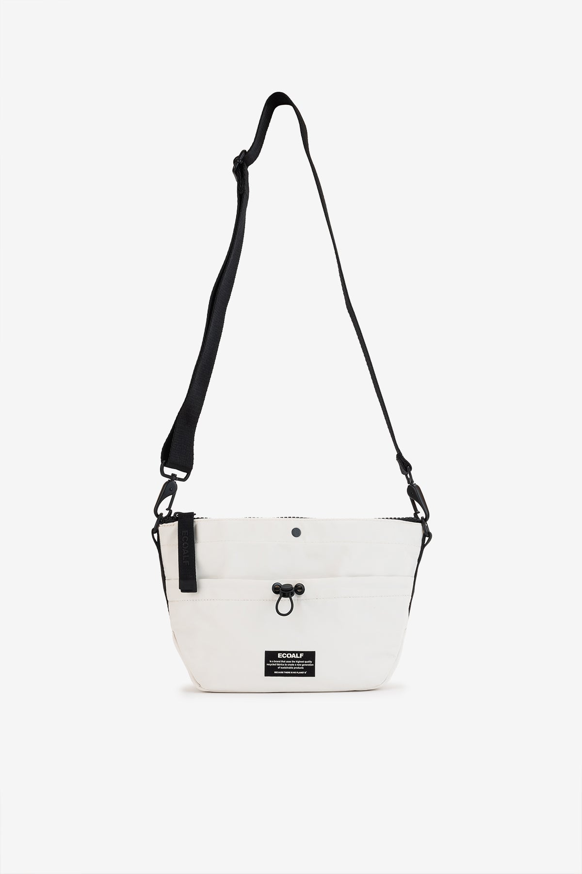 Ecoalf BEIGE PEPITA SHOULDER BAG