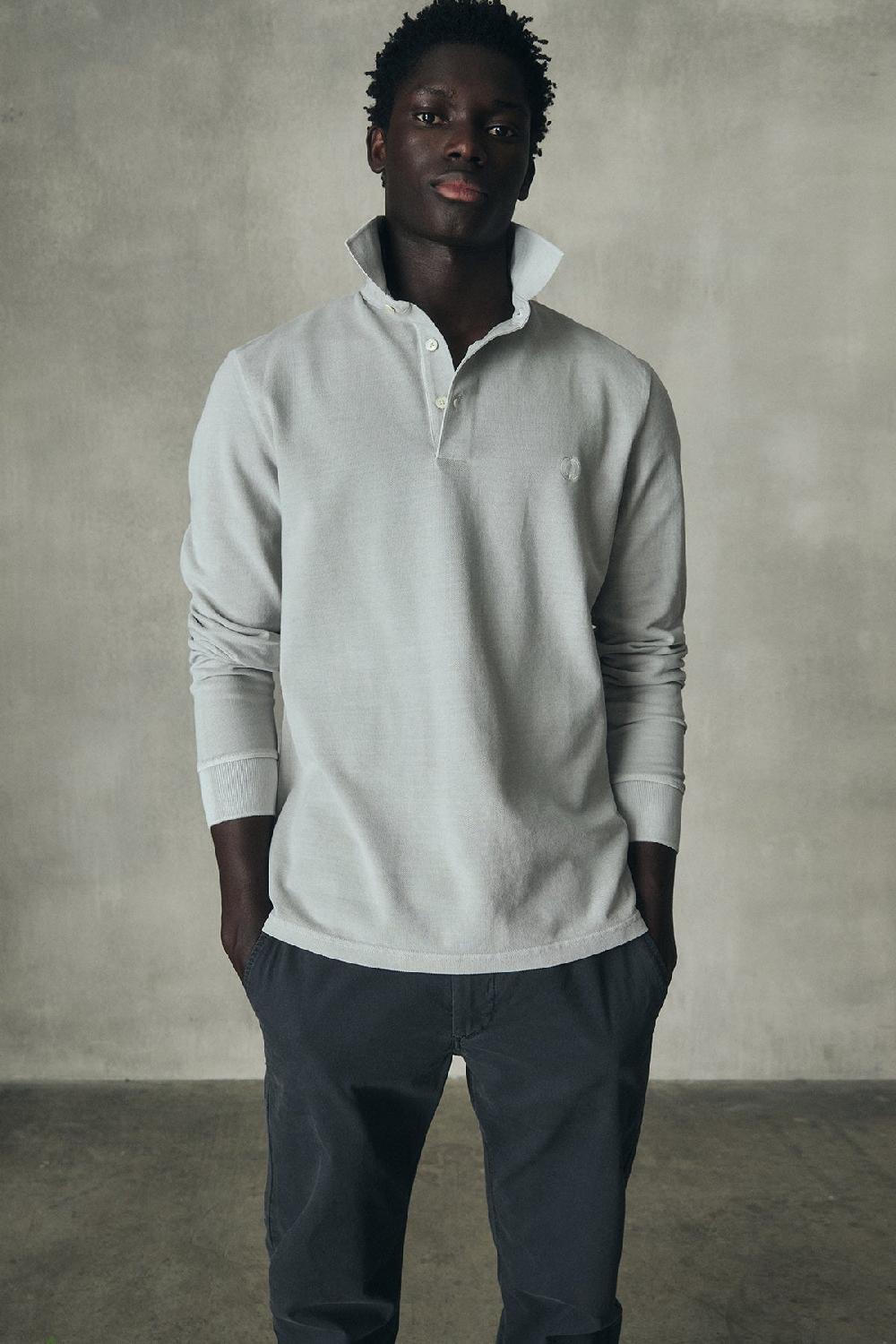 Ecoalf BEIGE TED POLO SHIRT