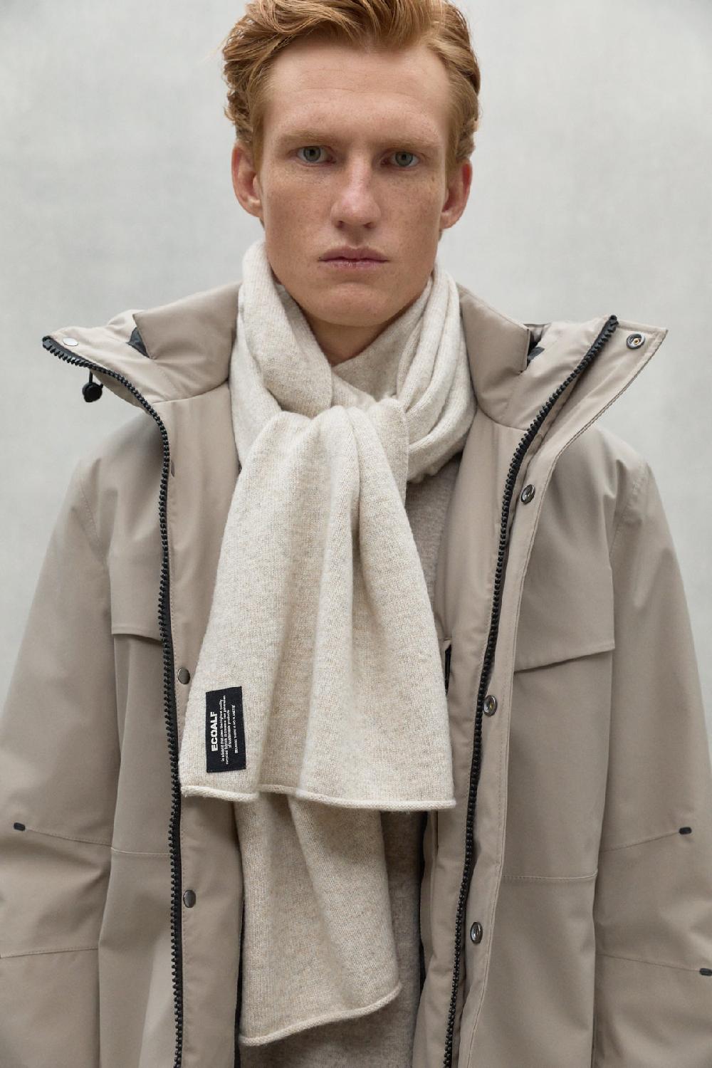 Ecoalf BEIGE WOOL SCARF