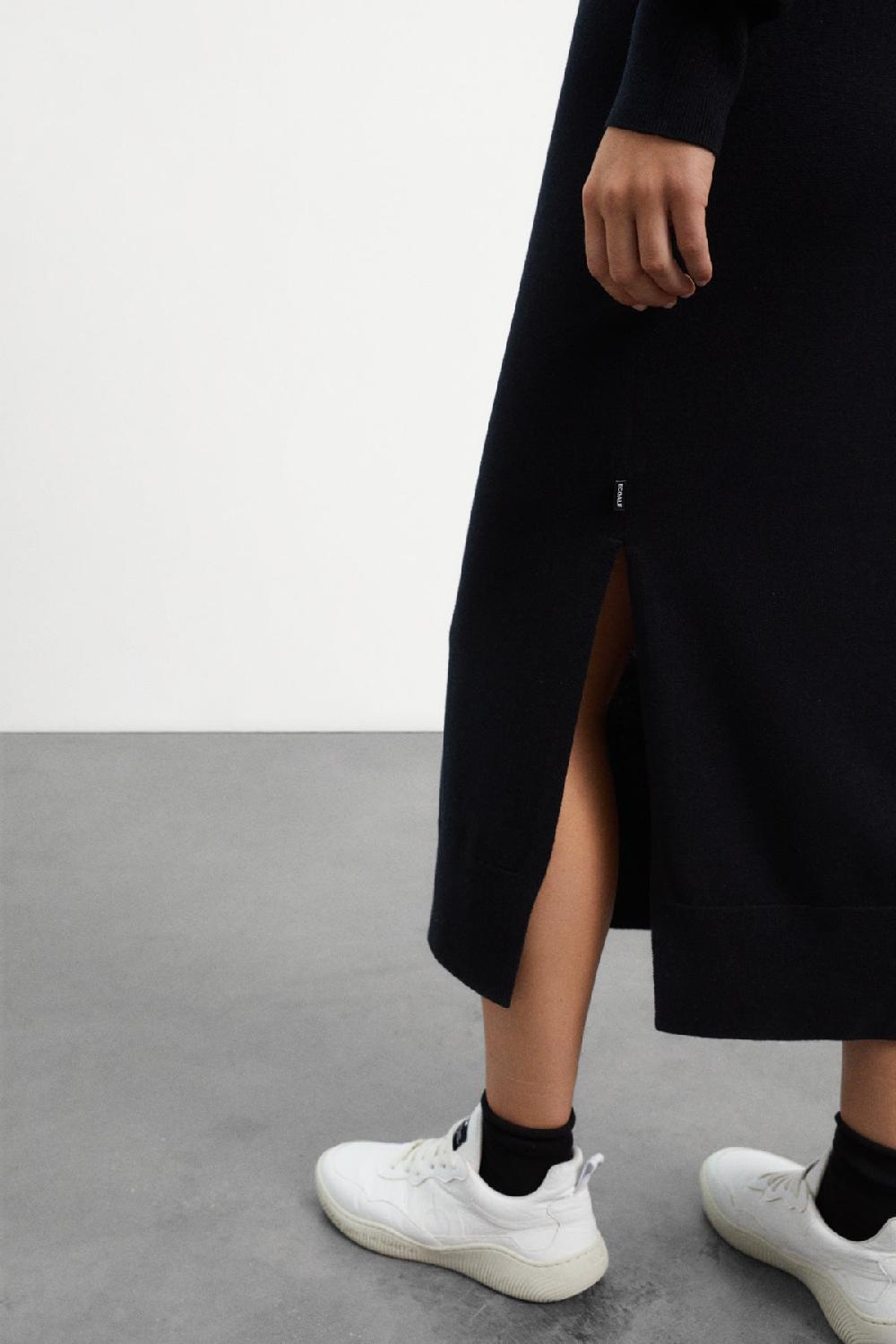 Ecoalf BLACK ABETO DRESS