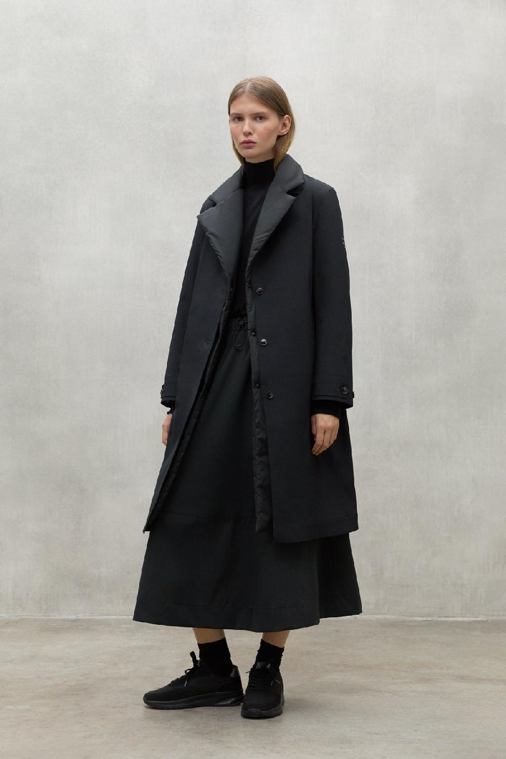 Ecoalf BLACK ALBERT COAT
