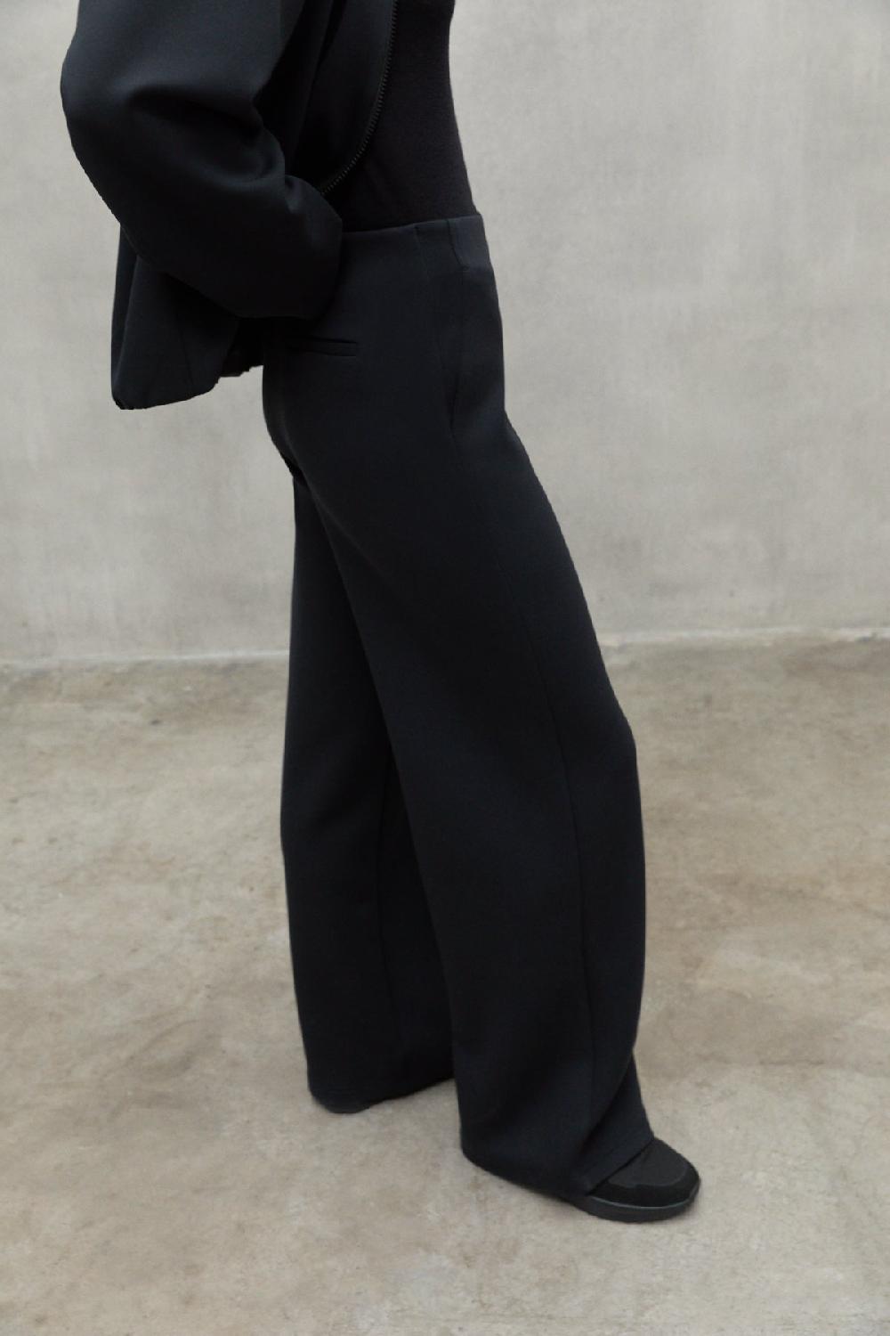 Ecoalf BLACK ARDA TROUSERS