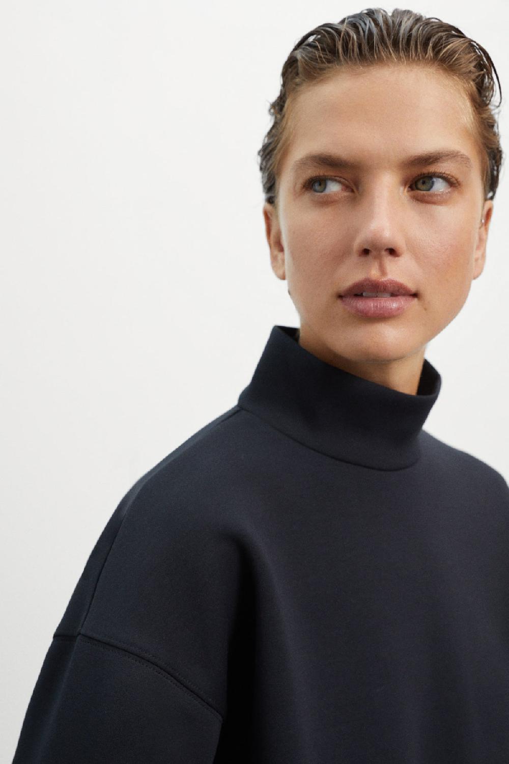 Ecoalf BLACK ATENAS SWEATSHIRT