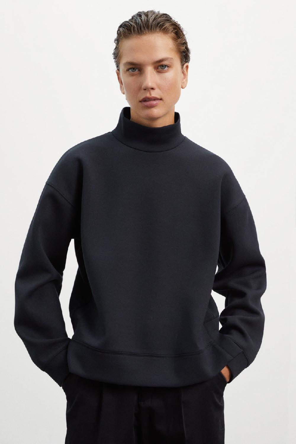 Ecoalf BLACK ATENAS SWEATSHIRT