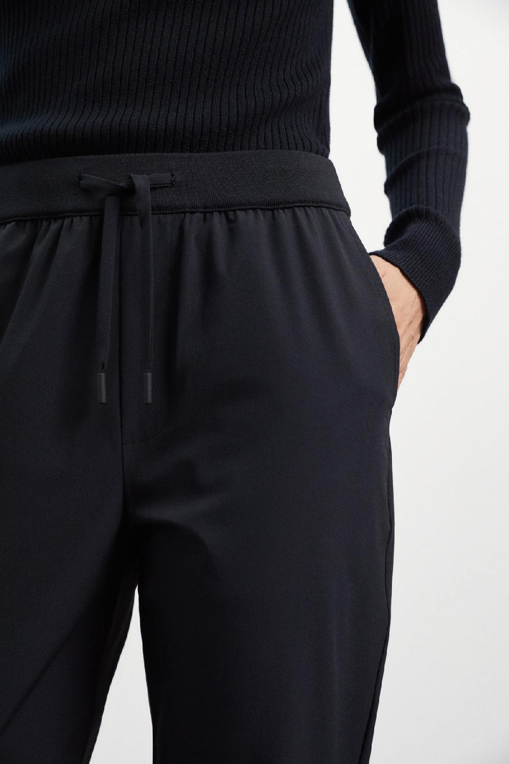 Ecoalf BLACK AZABA TROUSERS