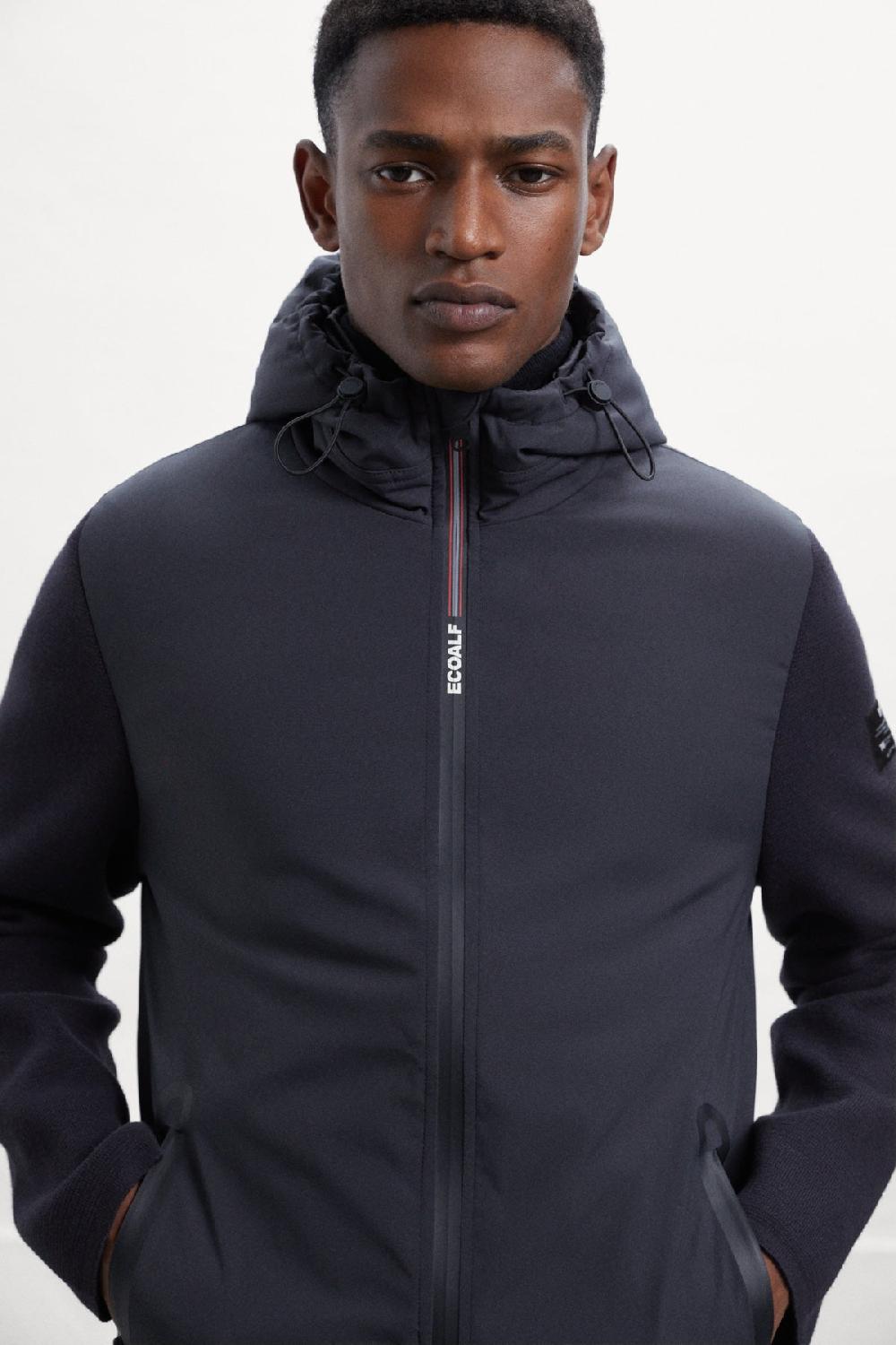 Ecoalf BLACK BERGA KNITTED JUMPER