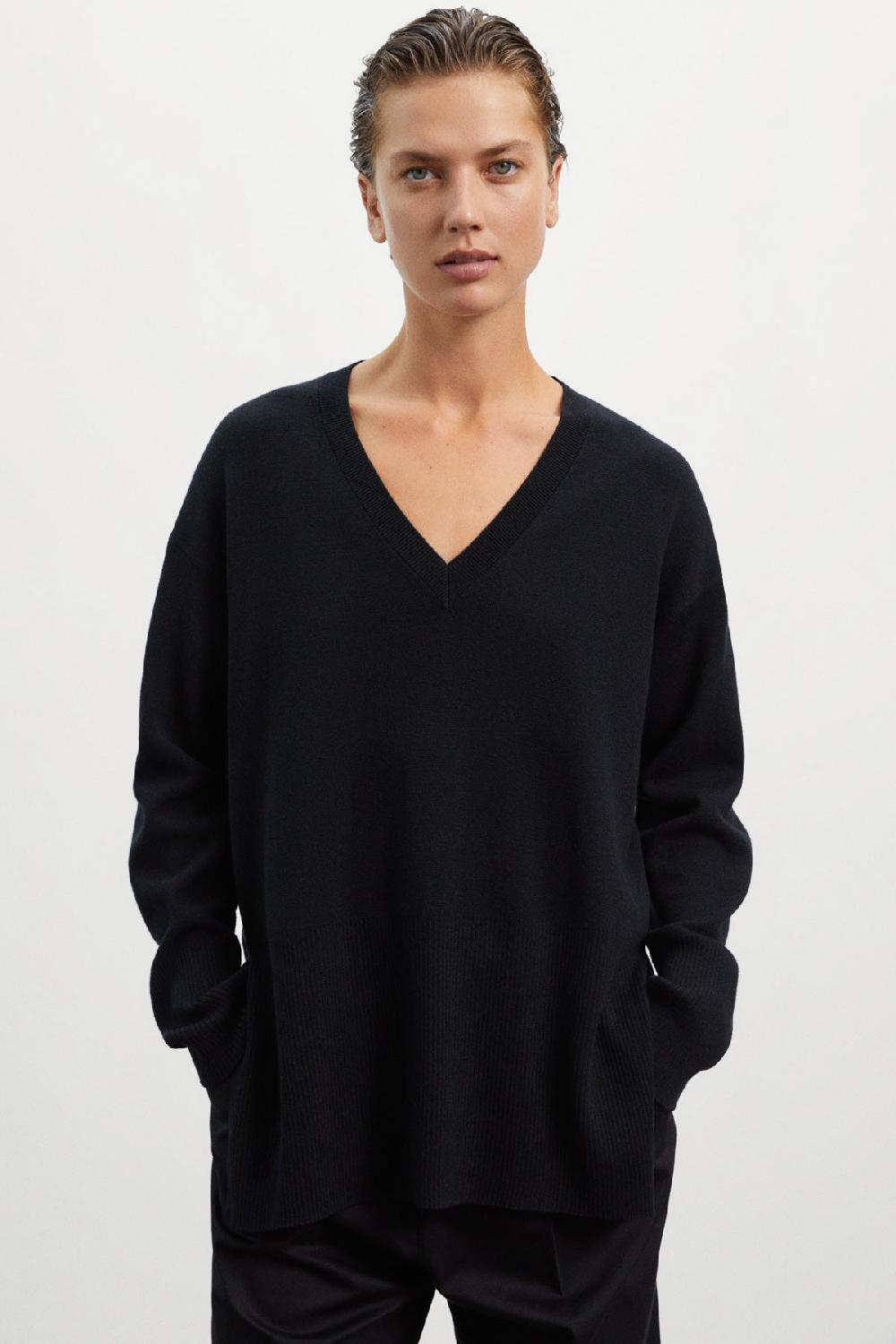 Ecoalf BLACK BERGAMOTA KNITTED JUMPER
