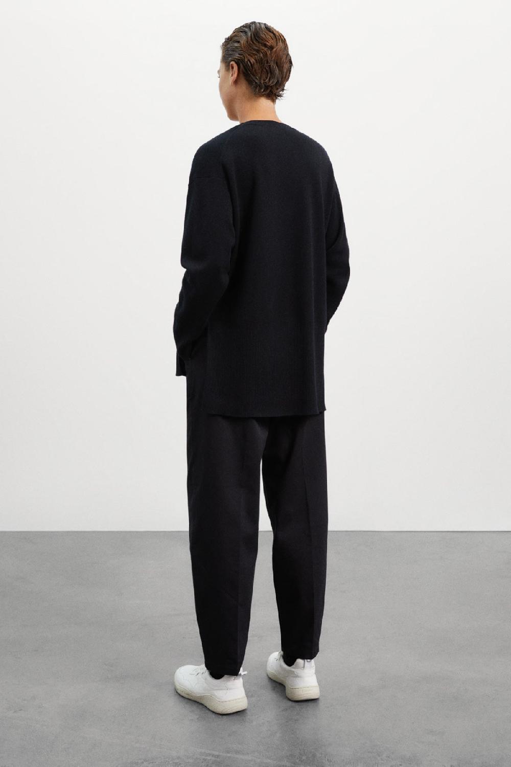 Ecoalf BLACK BERGAMOTA KNITTED JUMPER