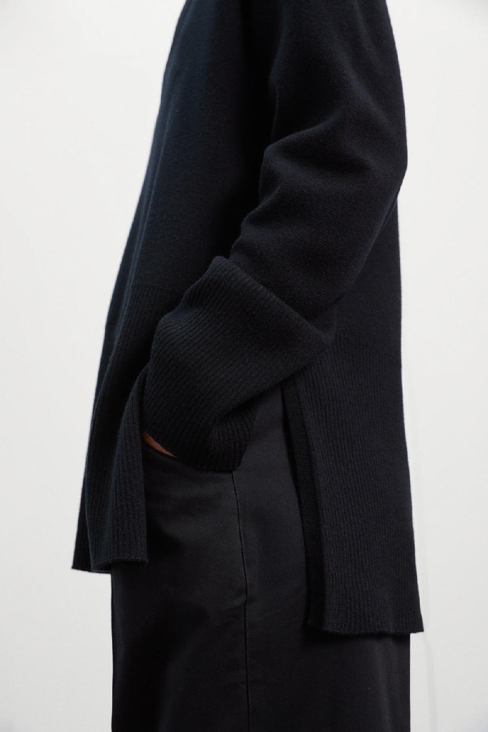 Ecoalf BLACK BERGAMOTA KNITTED JUMPER