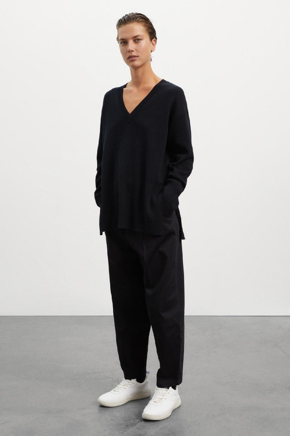 Ecoalf BLACK BERGAMOTA KNITTED JUMPER