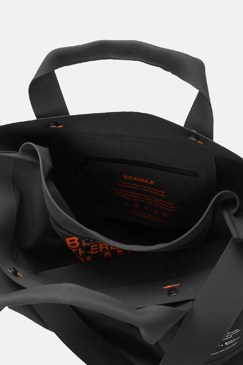 Ecoalf BLACK BONDED L SHOPPER BAG