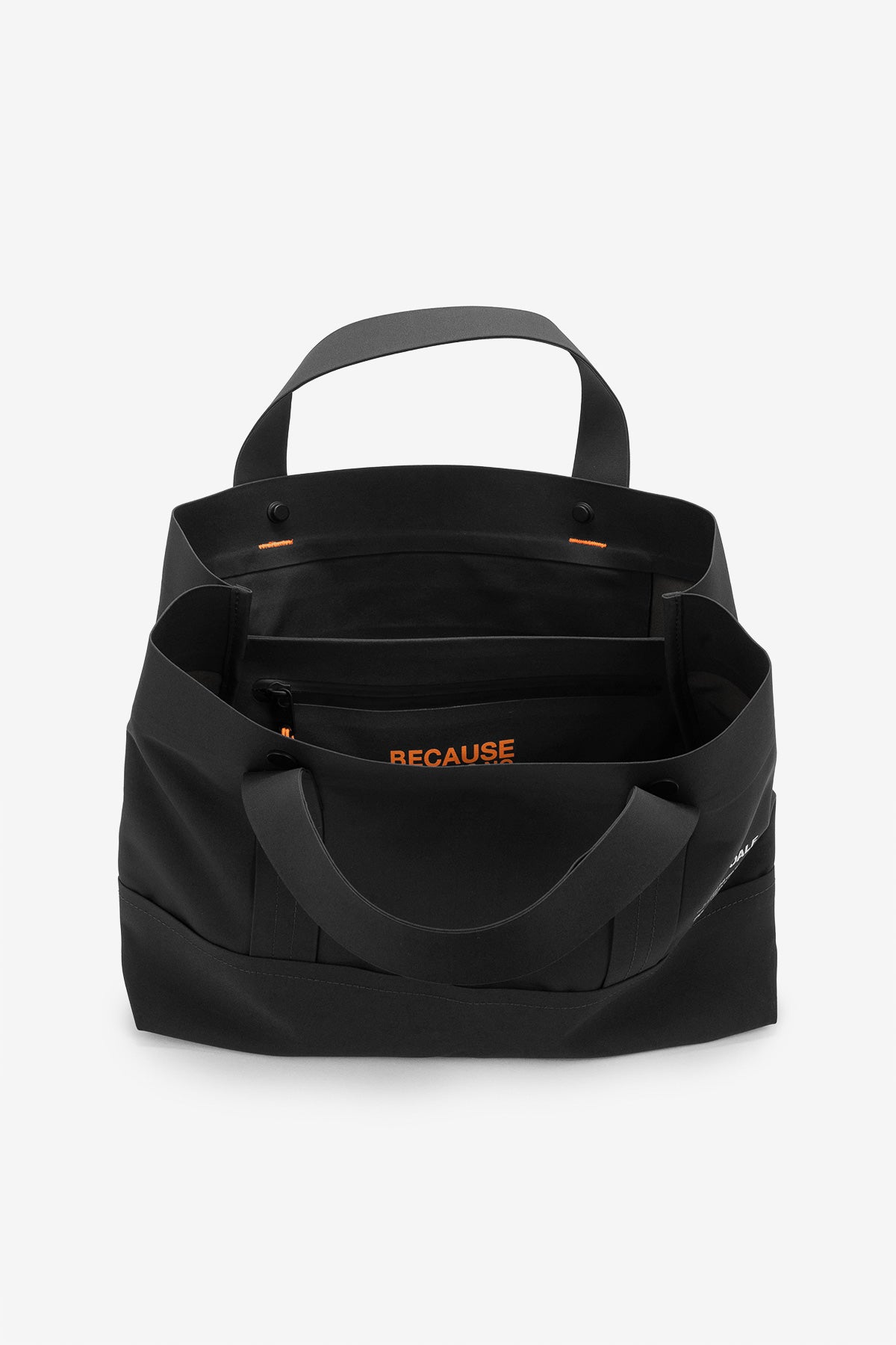 Ecoalf BLACK BONDED TOTE BAG