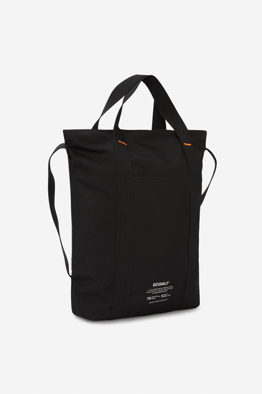 Ecoalf BLACK BONDED TOTE BAG