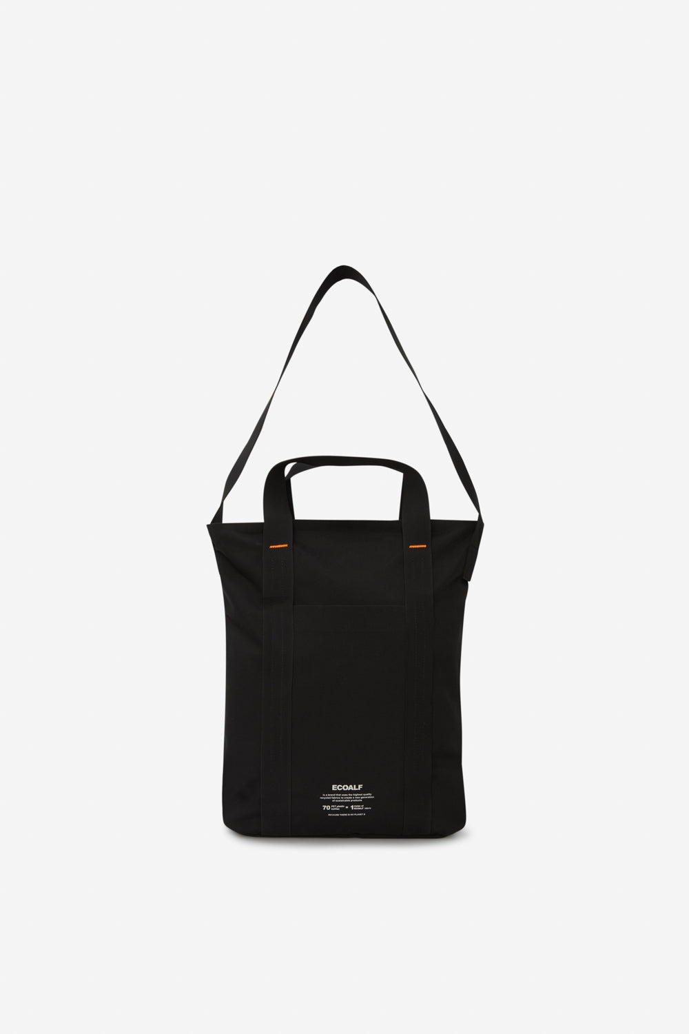 Ecoalf BLACK BONDED TOTE BAG